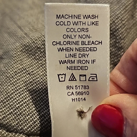 Maurices Grey Cross-over Blouse - Picture 7 of 7